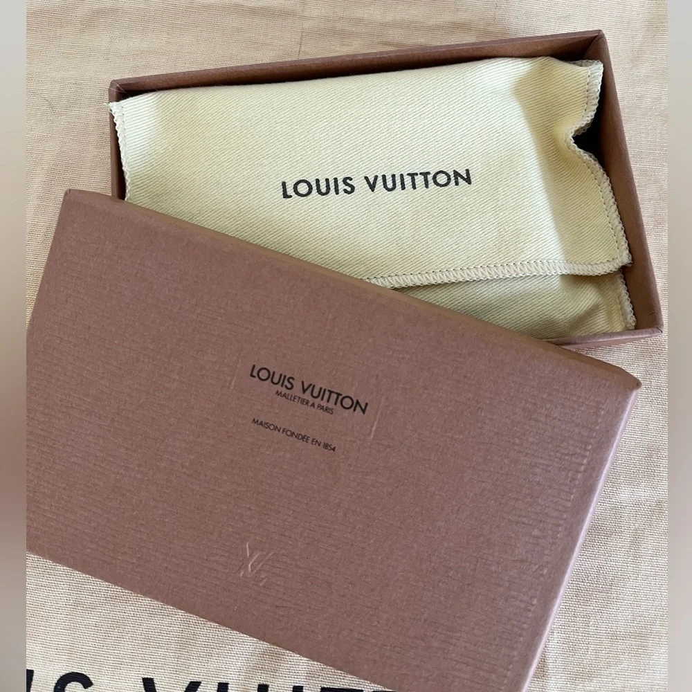 Louis Vuitton Multi Card Holder Dust Bag,Box Unisex EUC 2002